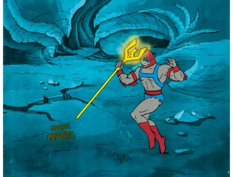 He-Man and the Masters of the Universe Stratos Production Cel (Filmation, 1983). (Total: 2)