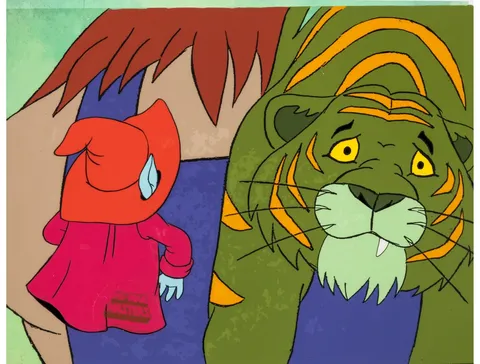 He-Man and the Masters of the Universe Orko and Cringer Production Cel Setup (Filmation, 1984). (Total: 3 Items)