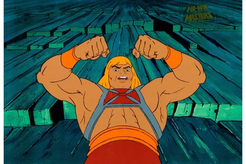 He-Man and the Masters of the Universe He-Man Production Cel (Filmation, 1983)