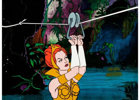 He-Man and the Masters of the Universe Teela Production Cel (Filmation, 1983)