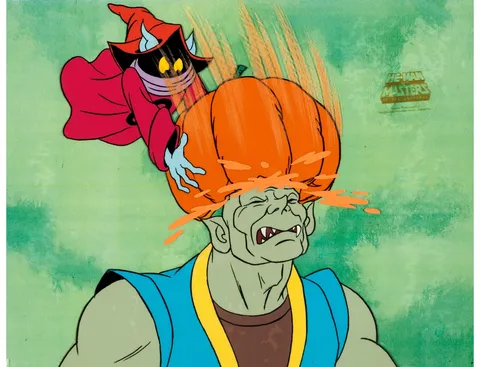 He-Man and the Masters of the Universe Orko Production Cel Setup (Filmation, 1984)