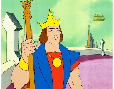 He-Man and the Masters of the Universe King Randor Production Cel and Animation Drawing Group (Filmation, 1984). (Total: