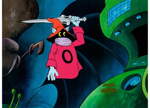 He-Man and the Masters of the Universe Orko Production Cel (Filmation, 1983). (Total: 2 Items)