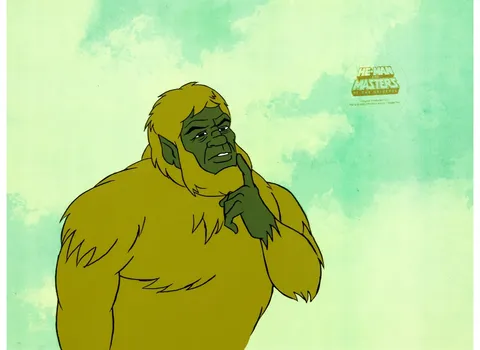 He-Man and the Masters of the Universe Moss Man Production Cel , Animation Drawing, and Production Folder Group (Filmati