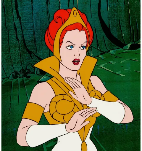He-Man and the Masters of the Universe Teela Production Cel (Filmation, 1984). (Total: 2 Items)