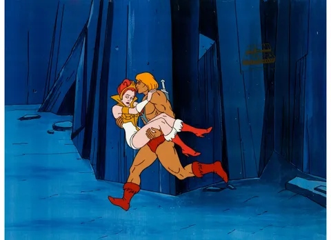 He-Man and the Masters of the Universe Teela Production Cel (Filmation, 1983). (Total: 2 Items)