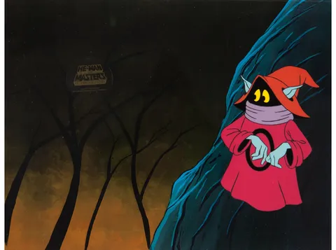 He-Man and the Masters of the Universe Orko Production Cel Setup, Animation Drawing, and Production Folder Group (Filmat