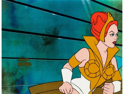 He-Man and the Masters of the Universe Teela Production Cel (Filmation, 1983)