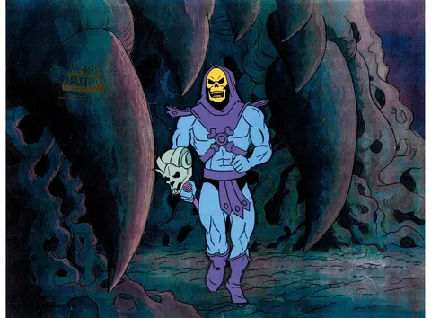 He-Man and the Masters of the Universe Skeletor Production Cel (Filmation, 1984)