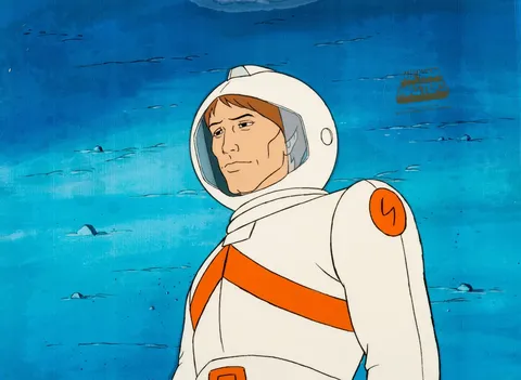 He-Man and the Masters of the Universe Colonel Mark Blaze Production Cel and Animation Drawing Group (Filmation, 1984)