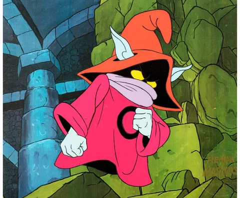 He-Man and the Masters of the Universe Orko Production Cel Setup (Filmation, 1983)