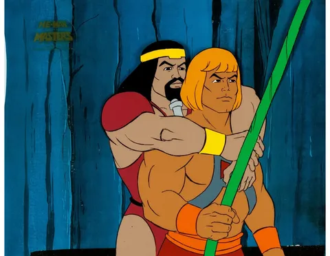 He-Man and the Masters of the Universe Production Cel Group of 3 (Filmation, 1983-84). (Total: 3 Original Art)