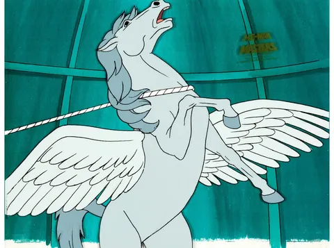 He-Man and the Masters of the Universe Production Cels, Animation Drawings, and Studio Folder Group of 5 (Filmation, 198