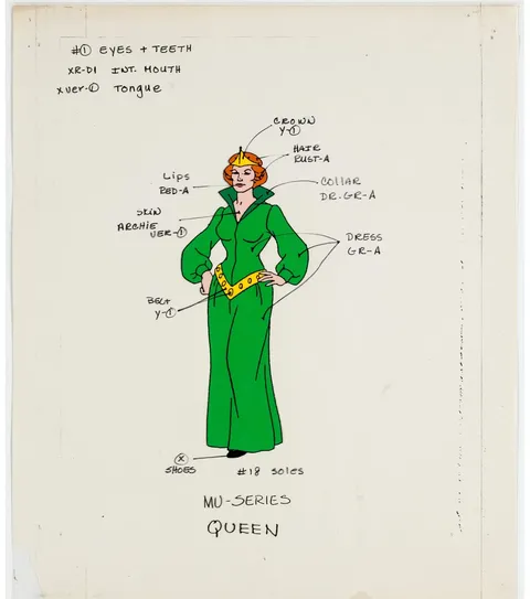 He-Man Queen Marlena Color Model Cel (Filmation, 1983)