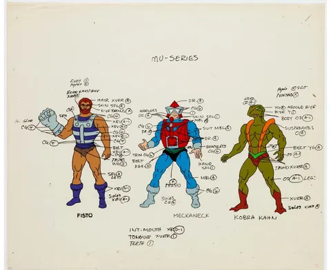 He-Man Color Model Cel (Filmation, 1983)