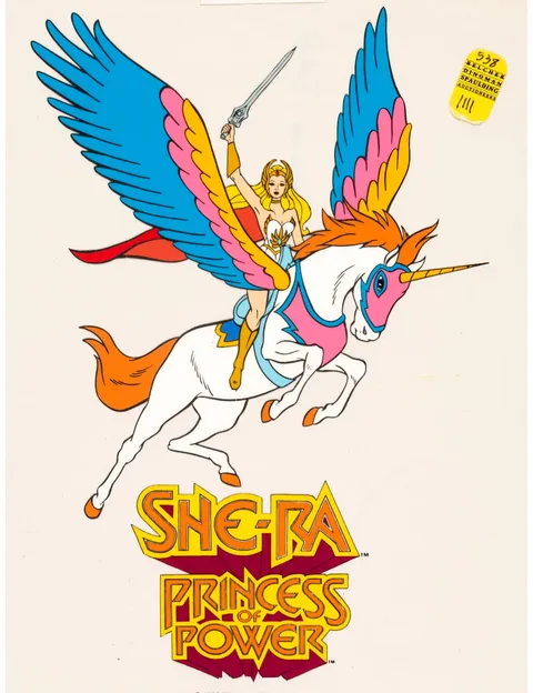 She-Ra Princess of Power Publicity Cel (Filmation Associates, 1985)