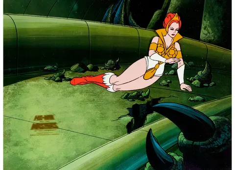 He-Man and the Masters of the Universe Teela Production Cel (Filmation, c. 1983-85)