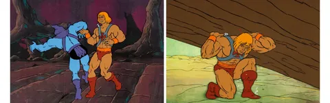 He-Man and the Masters of the Universe Production Cels and Drawing Group of 3 (Filmation, 1983/84). (Total: 3)