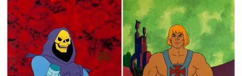 He-Man and the Masters of the Universe He-Man and Skeletor Production Cel Group of 2 (Filmation, c. 1983-85). (Total: 2)