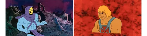 He-Man and the Masters of the Universe He-Man and Skeletor Production Cel Group of 2 (Filmation, c. 1983-85). (Total: 2)