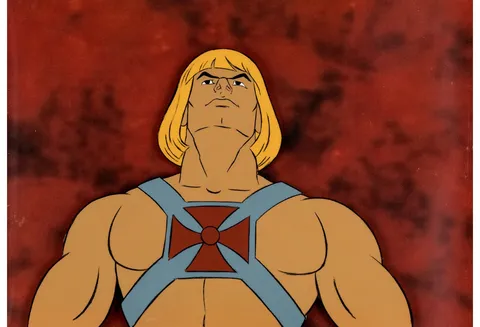 He-Man and the Masters of the Universe He-Man Stock Production Cel (Filmation, c. 1983)