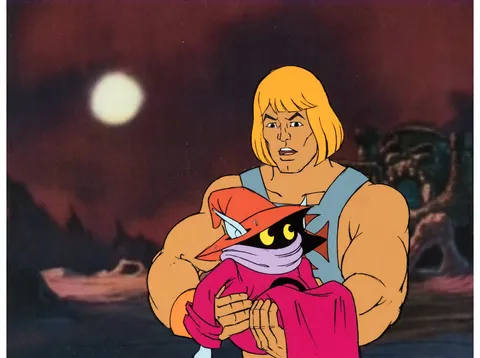 He-Man and the Masters of the Universe He-Man and Orko Production Cel (Filmation, c. 1983-85)