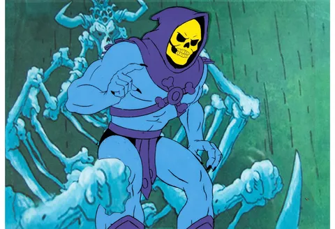 He-Man and the Masters of the Universe Episode 3 Season #1, Production Cel MU14, Printed Background (Filmation Associate