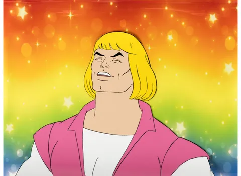 He-Man and the Masters of the Universe Prince Adam Production Cel (Filmation, c. 1983-85)