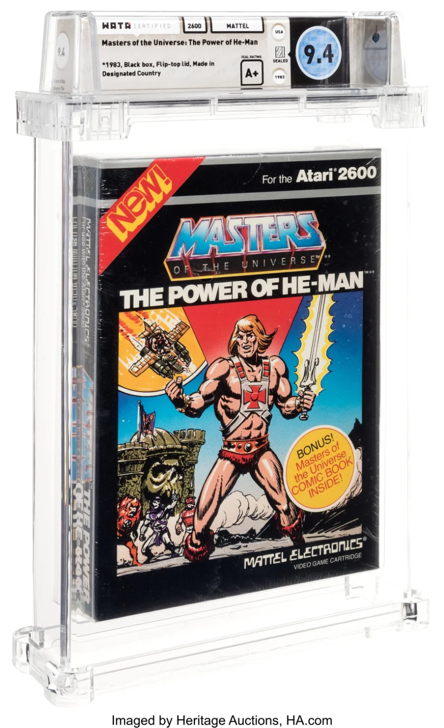 Masters of the Universe Power of He-Man Atari 2600 Wata 9.4 sealed