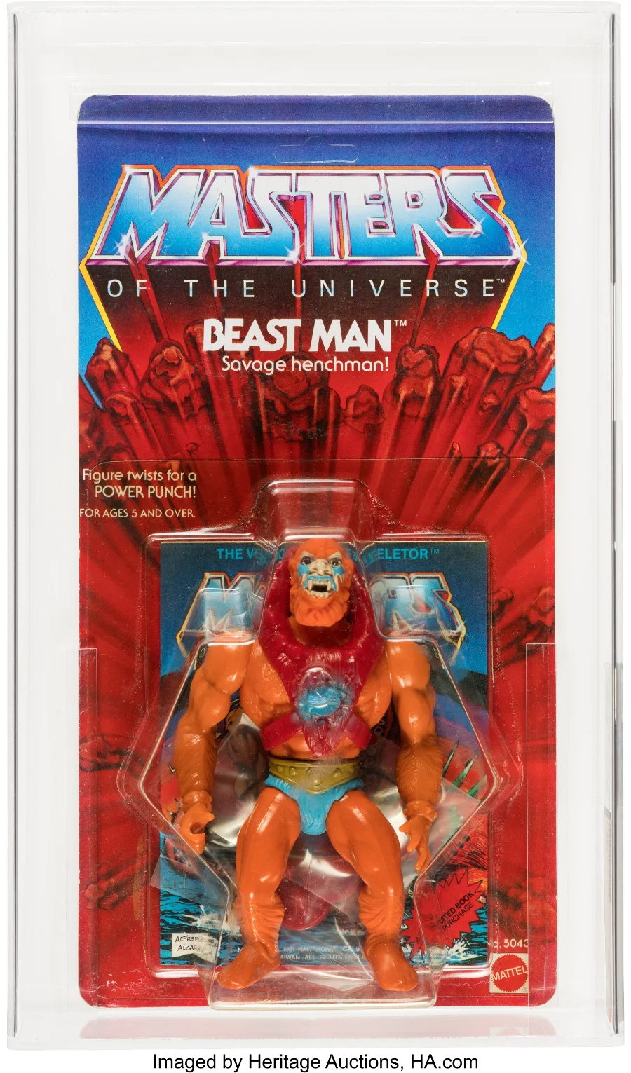Beast Man AFA 85 NM+ graded figure