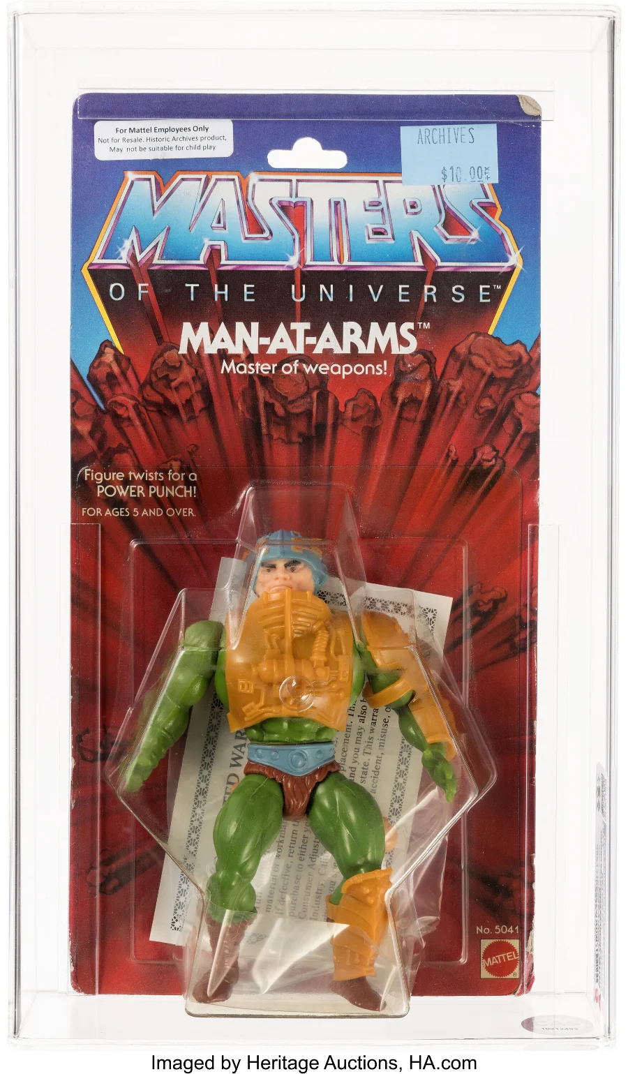 Man-At-Arms early release G-0 card CAS 75