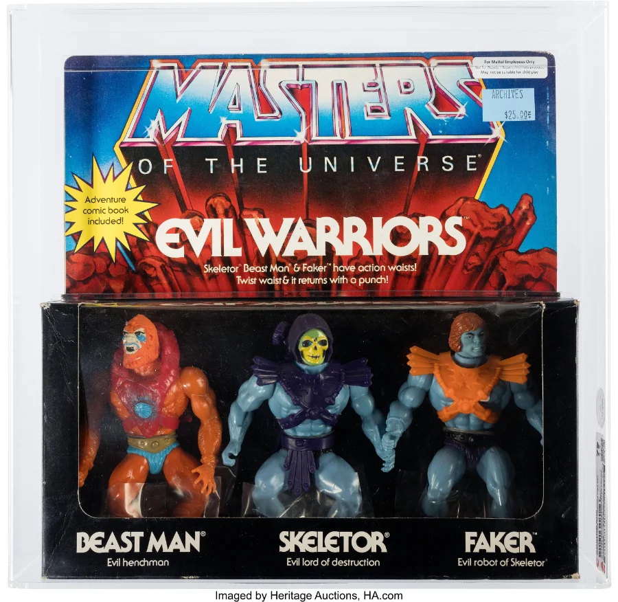 Evil Warriors 3-pack CAS 75 graded