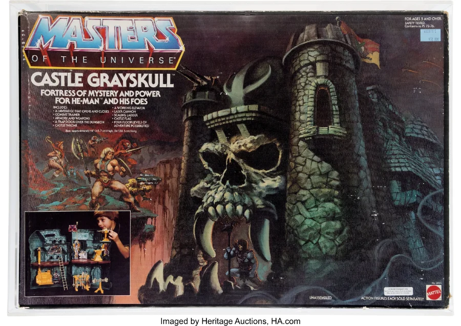 Castle Grayskull CAS 80 graded playset