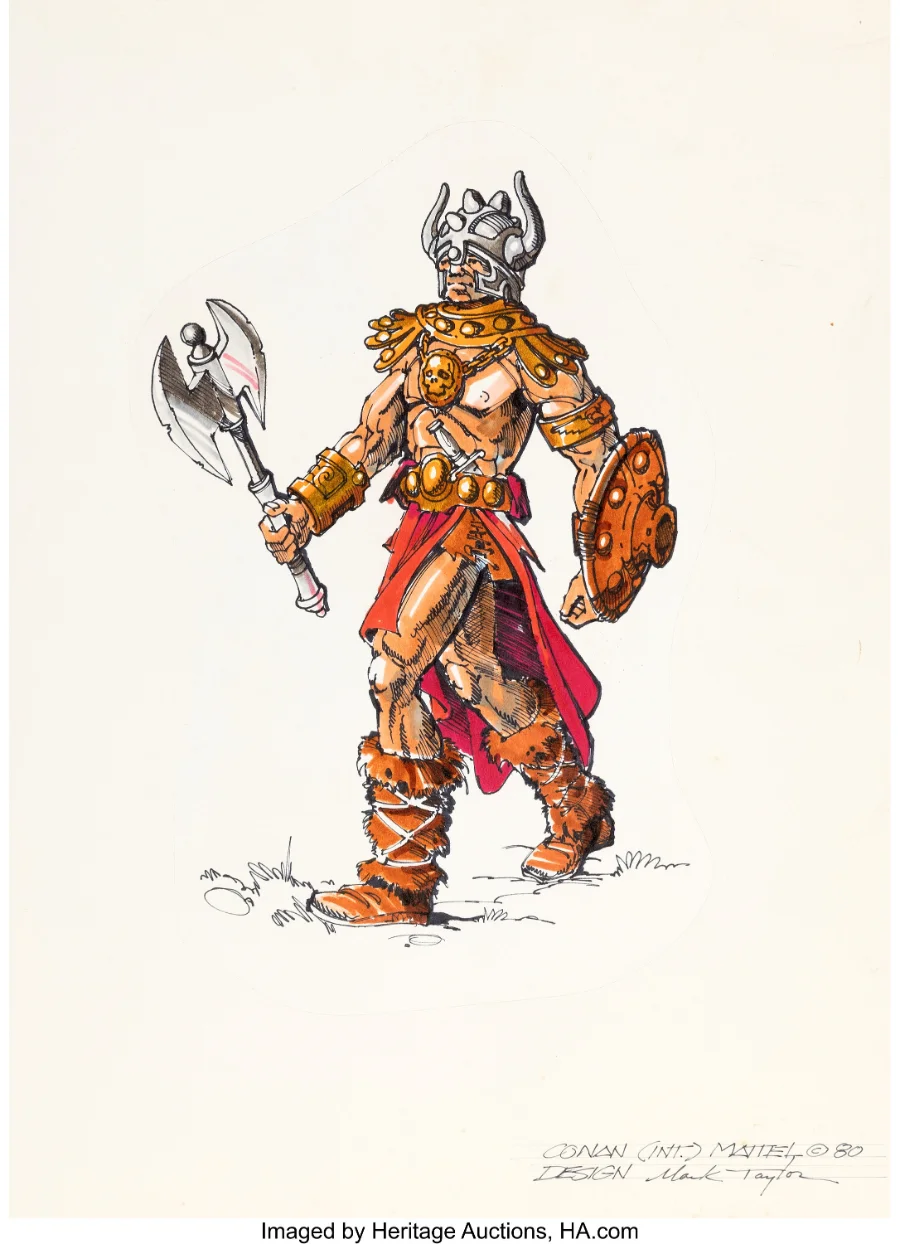 Eternal Warrior Conan original artwork by Mark Taylor