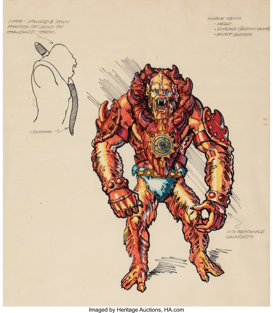 Beast Man Tree Man original artwork by Mark Taylor