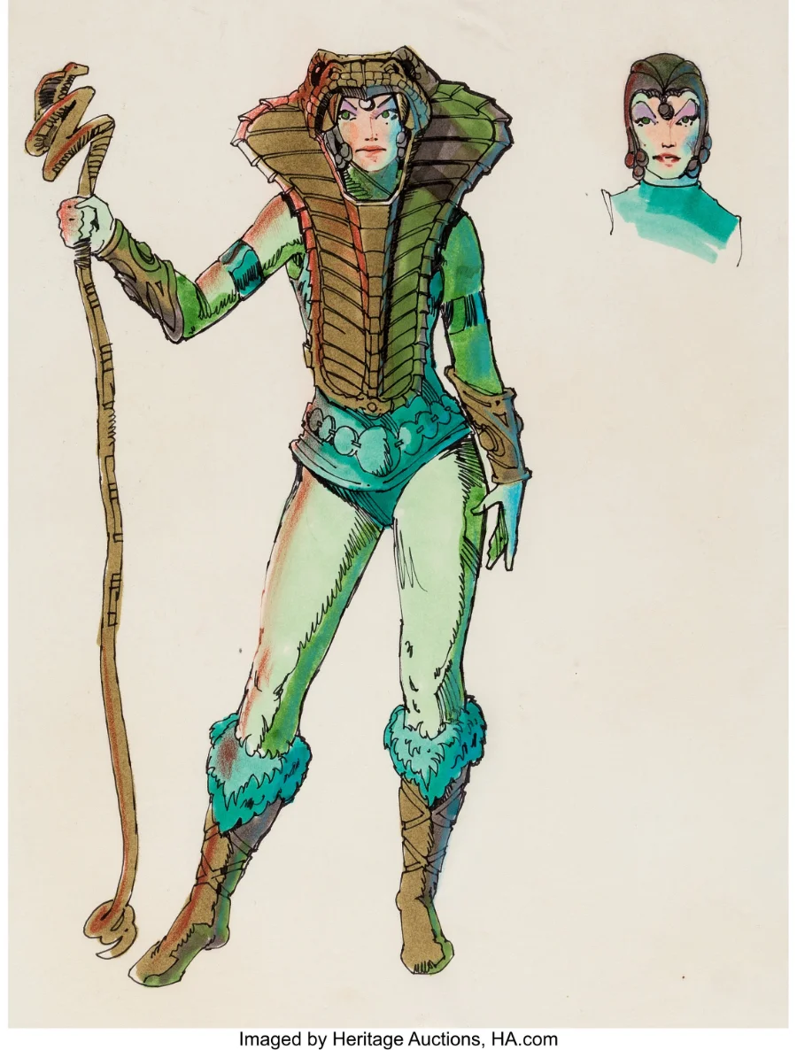 Sorceress original concept artwork by Mark Taylor