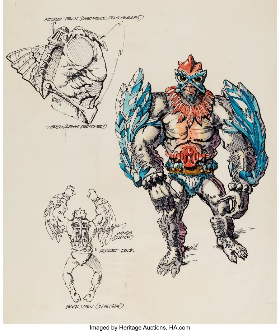 Stratos Bird-Man original concept artwork by Mark Taylor