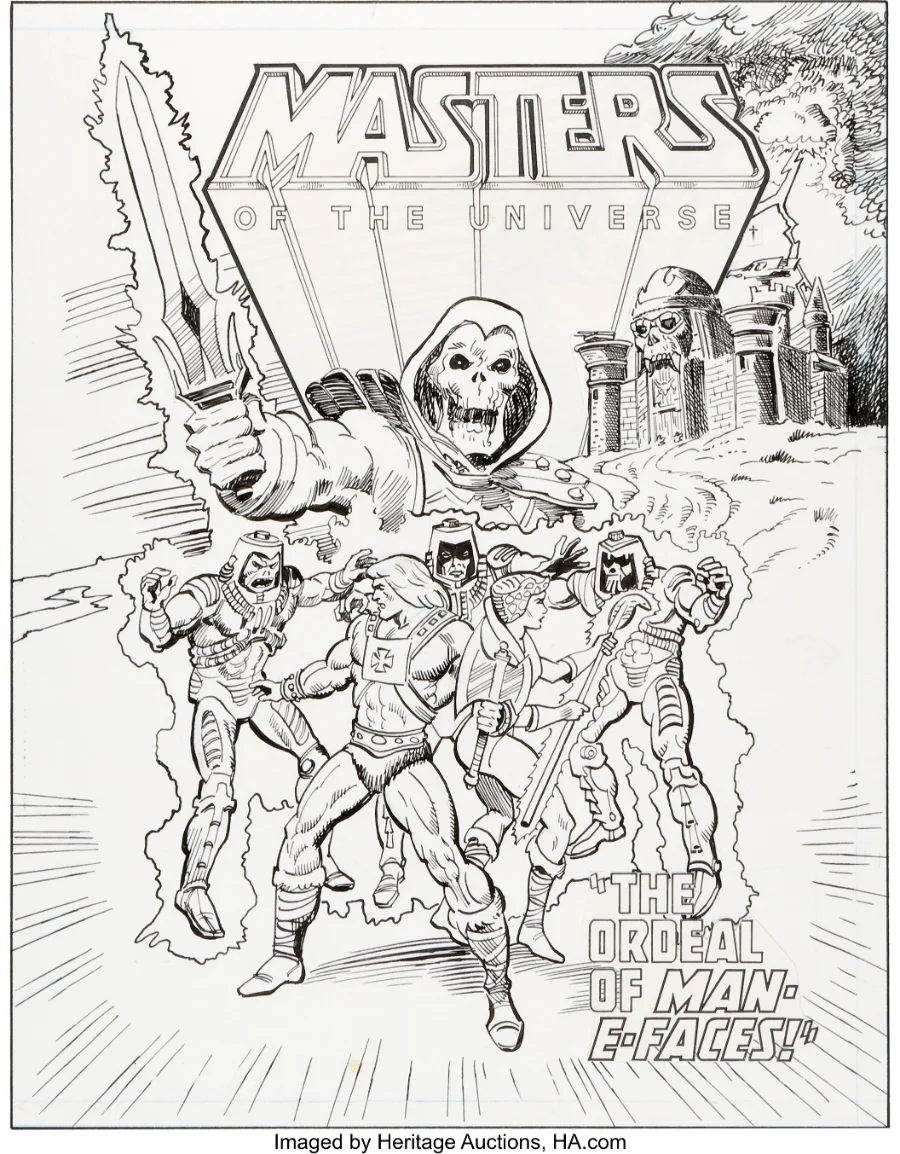 Mark Texeira The Ordeal of Man-E-Faces mini-comic cover