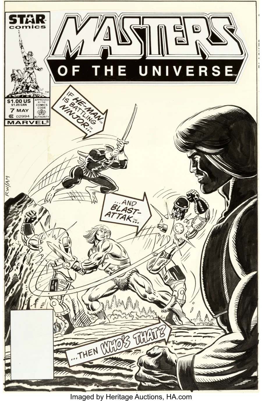 Ron Wilson Al Milgrom Masters of the Universe number 7 cover