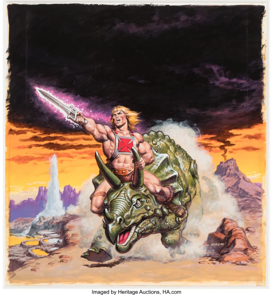 Earl Norem MOTU Magazine 10 Bionatops painting