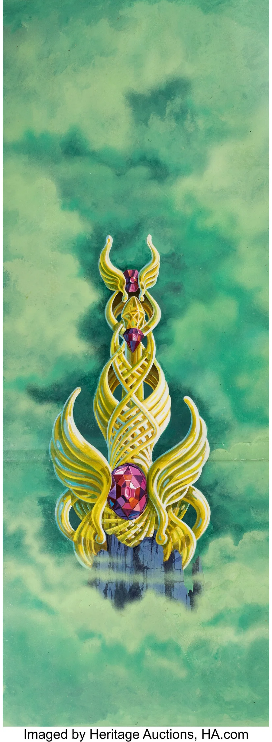 She-Ra Crystal Castle pan production background
