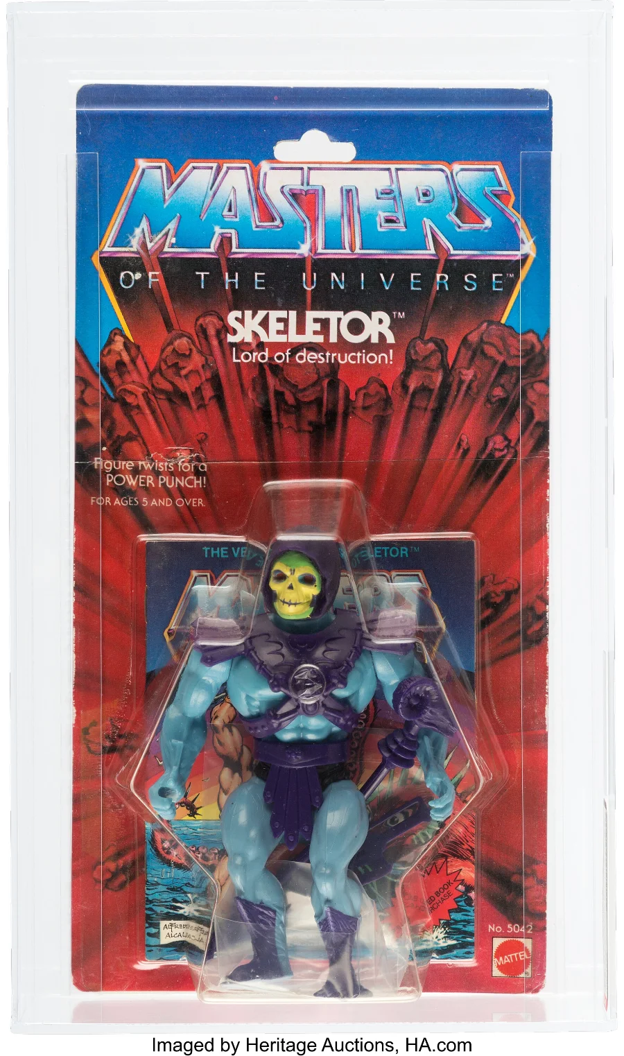 Skeletor AFA EX+/NM 75 graded figure