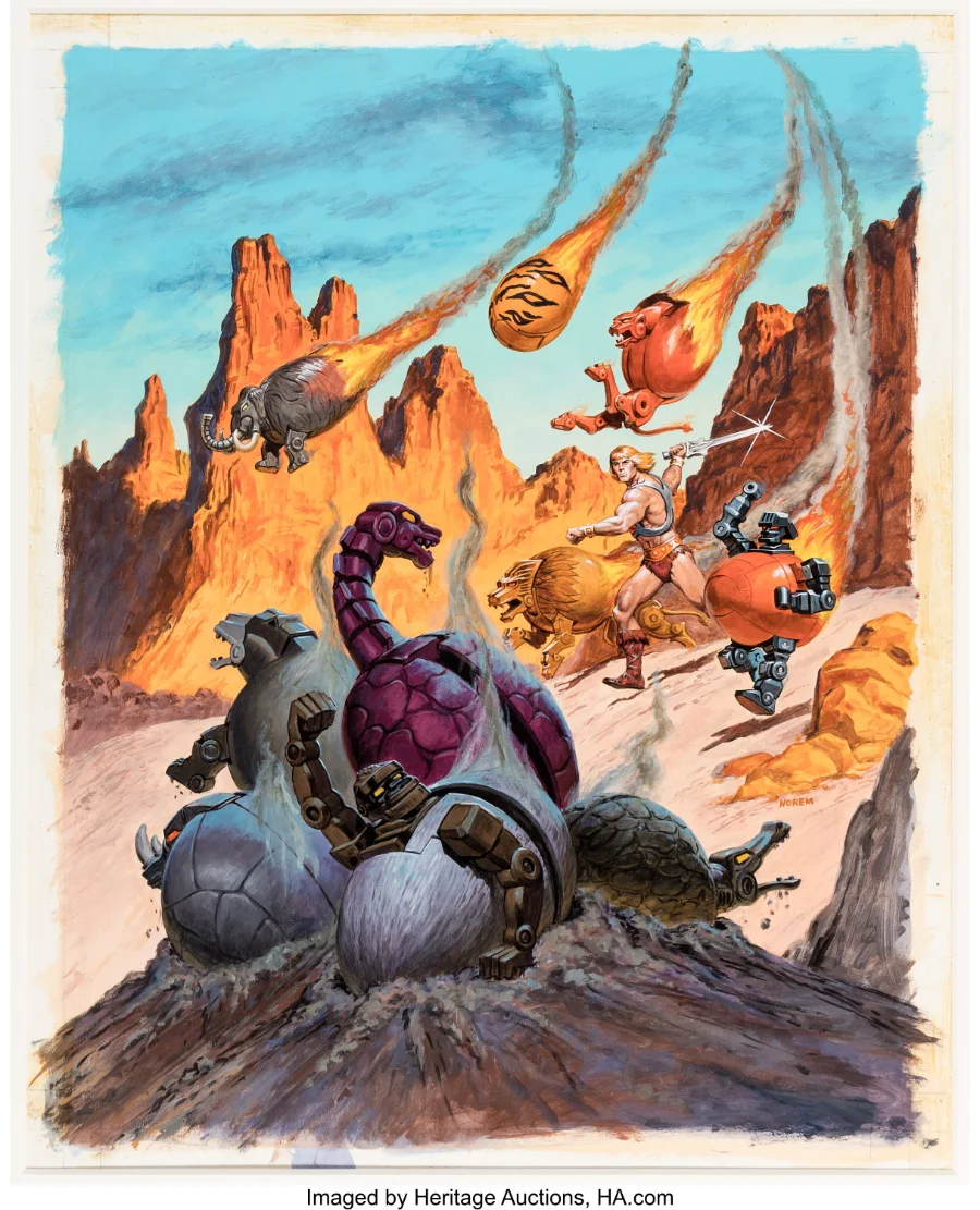 Earl Norem MOTU Magazine 7 painting