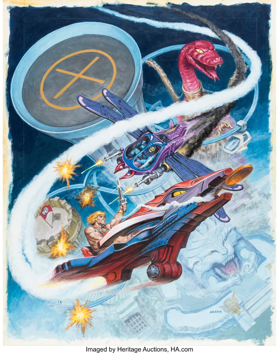 Earl Norem MOTU Magazine 8 cover painting