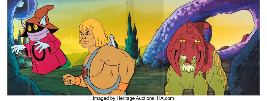 Greatest Show on Eternia Battle Cat cel