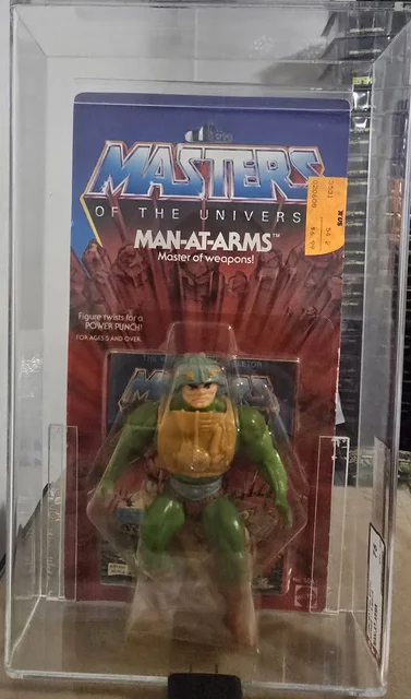 MOTU 1982 Man-At-Arms 8-Back - AFA 75