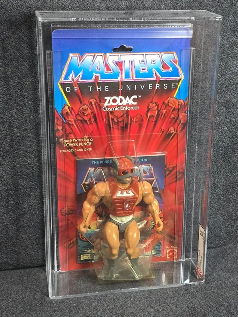 1982 MOTU Zodac AFA 85 8-Back NO WARRANTY Sealed MOC Masters Universe He-Man