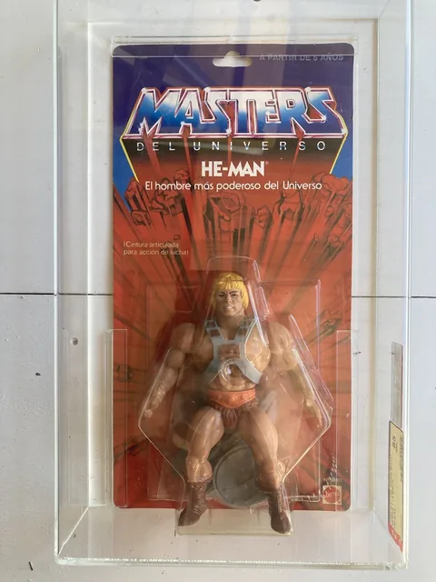 Motu Masters of the Universe 8-back Spanish He-man AFA 85 Casefresh