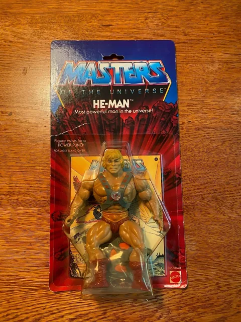 Vintage MOTU HE-MAN Action Figure - Masters of the Universe - MOC Sealed - 1982