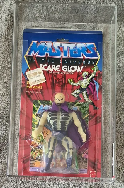 AFA 85 He-Man 1987 MOTU Scare Glow Series 6 (80-85-85) Amazing New Sealed Rare